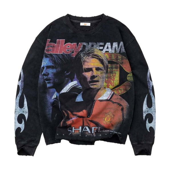 Vale Forever Goat David Beckham Long Sleeve Tee Black by Vale Forever - NWAHYPE No.1 for streetwear T-Shirts in USA