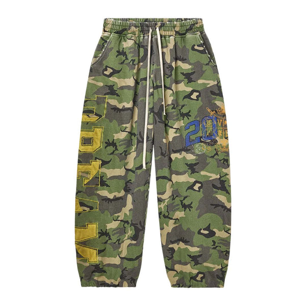 Vale Forever Kamo 2000 Sweatpants Green Yellow by Vale Forever - NWAHYPE No.1 for streetwear Pants in USA