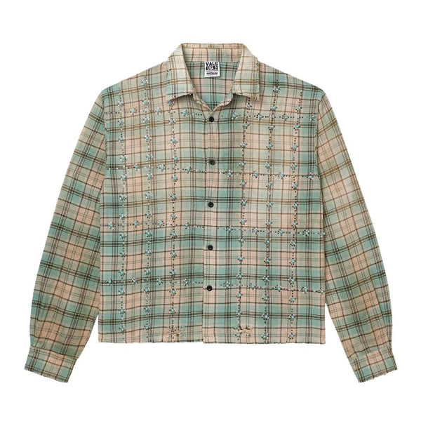 Vale Forever Little Gems Flannel 'Green' by Vale Forever - NWAHype No.1 for streetwear T-Shirts in USA