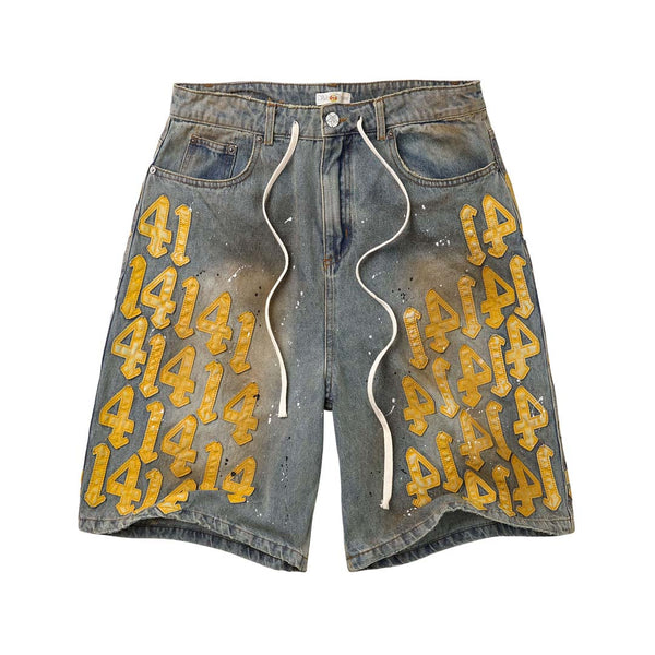 Vale Forever Lucky Charm Jorts Washed Yellow Denim Shorts by Vale Forever - NWAHYPE No.1 for streetwear Shorts in USA
