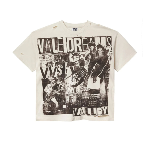 Vale Forever Moshpit Tee Cream by Vale Forever - NWAHype 1 for streetwear T-Shirts in USA