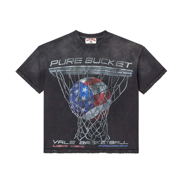 Vale Forever Pure Bucket Faded Black Tee by Vale Forever - NWAHYPE No.1 for streetwear T-Shirts in USA