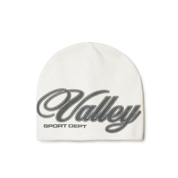 Vale Forever Sport Dept Cursive Beanie White by Vale Forever - NWAHYPE No.1 for streetwear Beanies in USA