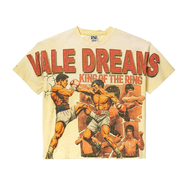 Vale Forever Sun Shattered Fist Tee Cream by Vale Forever - NWAHype 1 for streetwear T-Shirts in USA