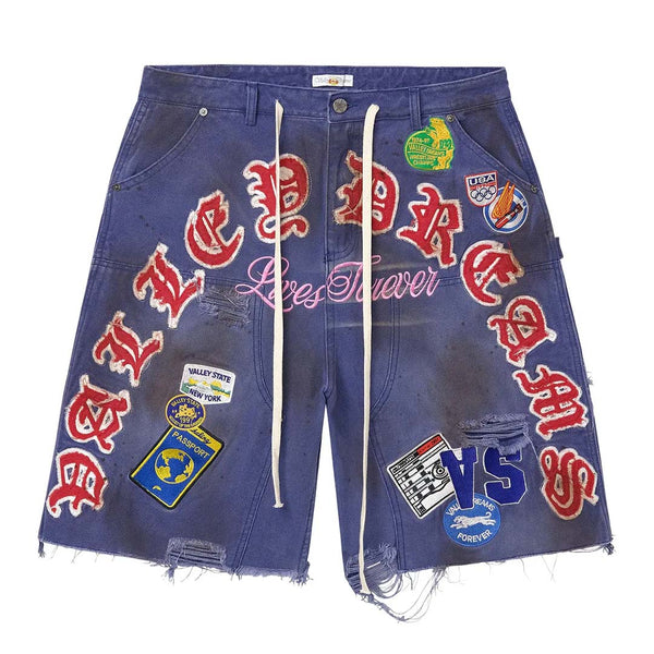 Vale Forever Workshop Jean Shorts Blue by Vale Forever - NWAHYPE No.1 for streetwear Shorts in USA