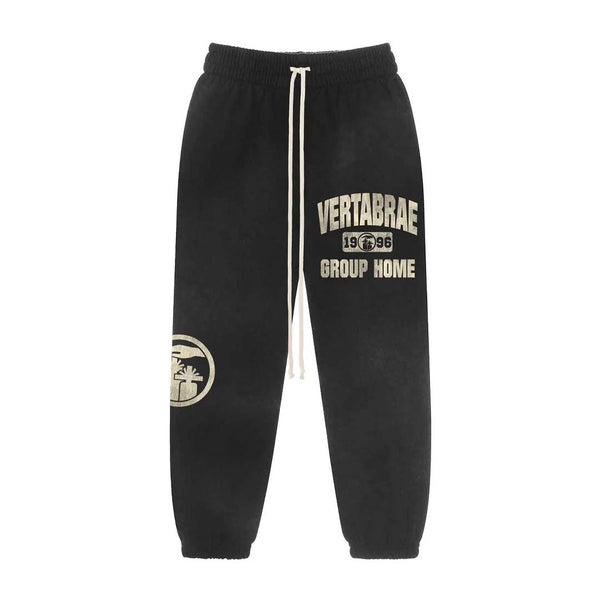 Vertabrae Group Home Sweatpants Black by Vertabrae - NWAHype No.1 for streetwear Pants in USA