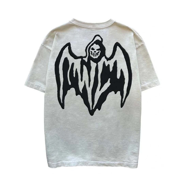 Warren Lotas Bat Logo Tofu Cream/Black Tee by Warren Lotas - NWAHype 1 for streetwear T-Shirts in USA