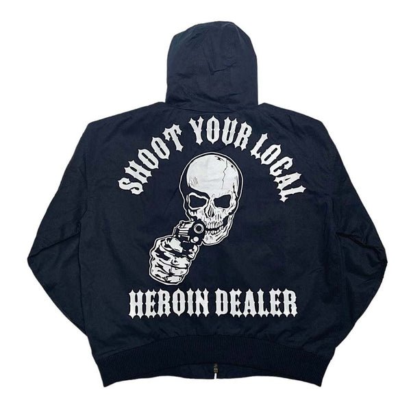 Warren Lotas Shoot Your Local Heroin Dealer Work Jacket by Warren Lotas - NWAHYPE No.1 for streetwear Hoodies in USA