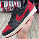 Preowned Air Jordan 1 Low Bred 2015