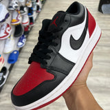 Preowned Air Jordan 1 Low Bred Toe 2.0