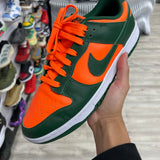 Preowned Nike Dunk Low Retro Miami Hurricanes