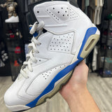 Preowned Air Jordan 6 Sport Blue