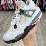 Preowned Air Jordan 4 White Cement 2012