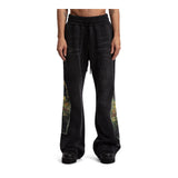 Who Decides War Faded Black Coal Sweatpants