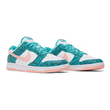 Nike Dunk Low Snakeskin Washed Teal Bleached Coral