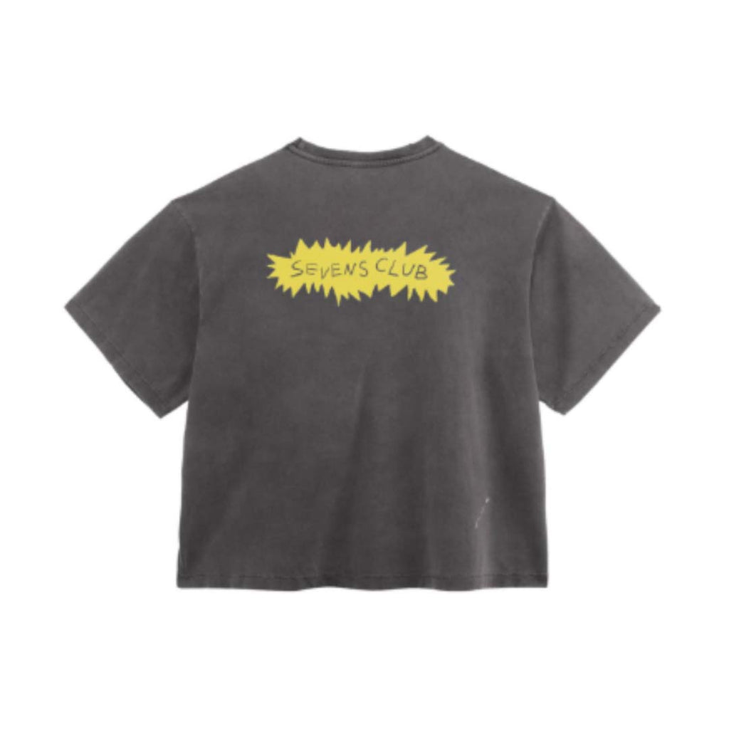 Triple Sevens Envy and Greed Faded Black Tee