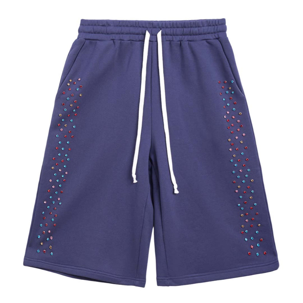Cactus Valley Crystal Cactus Sweat Shorts Navy