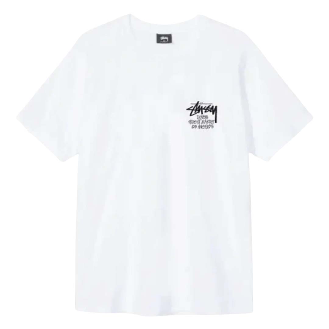 Stussy x DSM Los Angeles Tee White