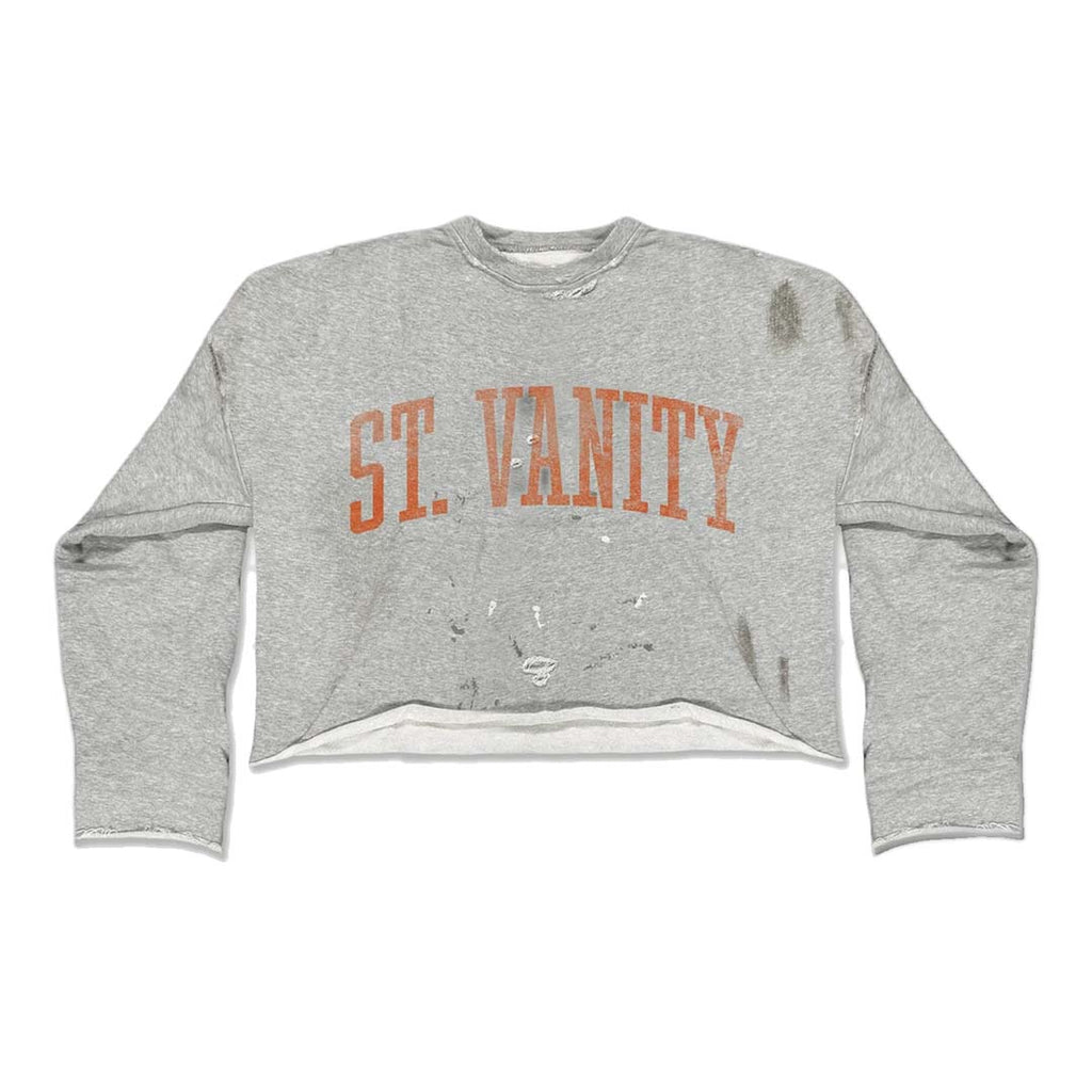 Saint Vanity Canes Miami Crewneck Grey