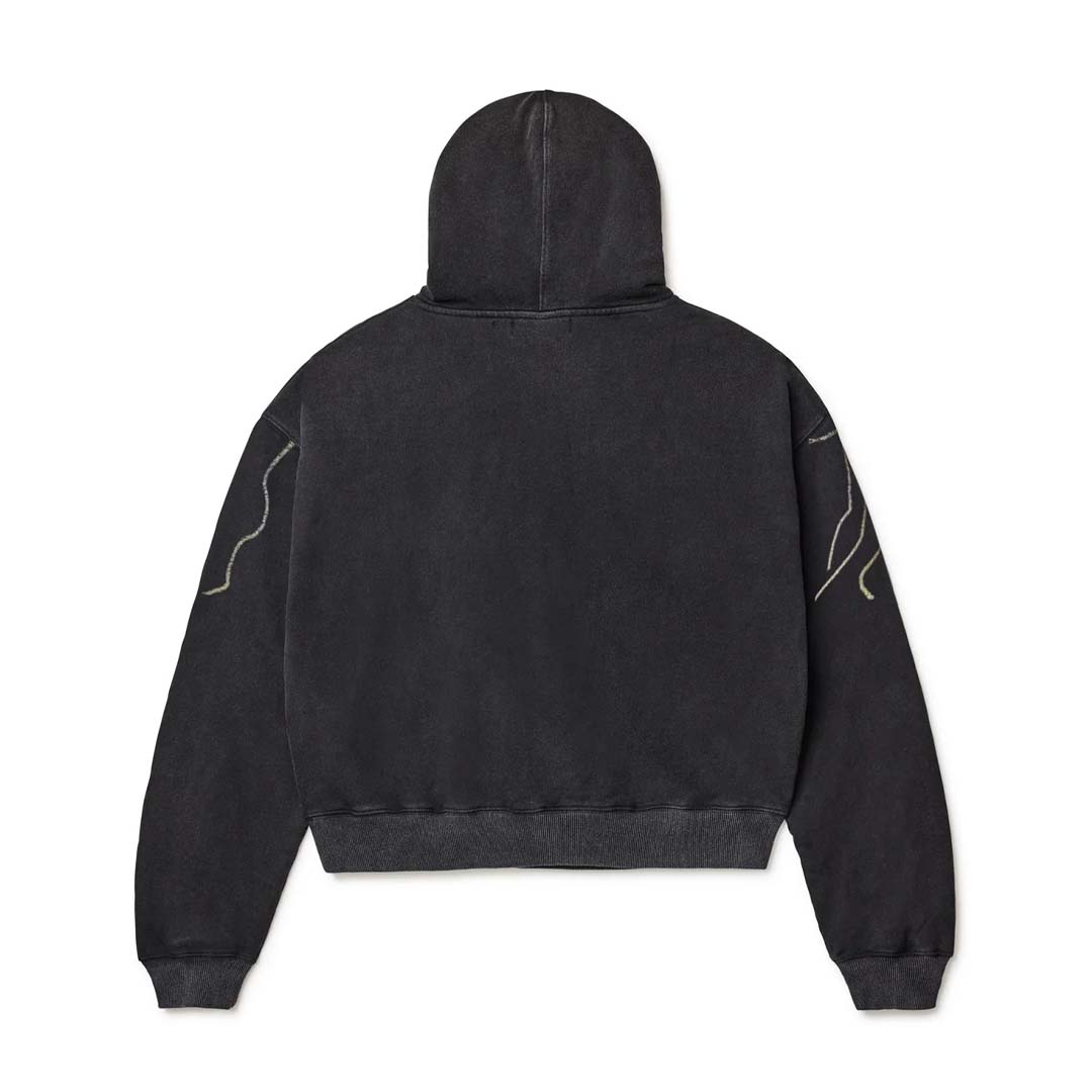 Vale Forever Mascot Pullover Hoodie Faded Black