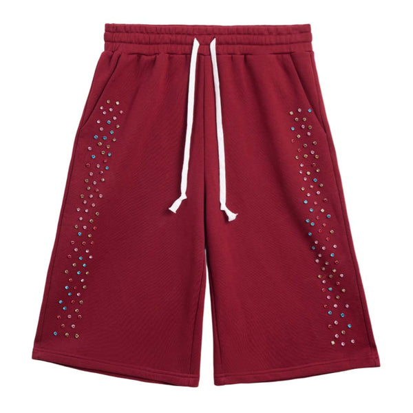 Cactus Valley Crystal Cactus Sweat Shorts Maroon