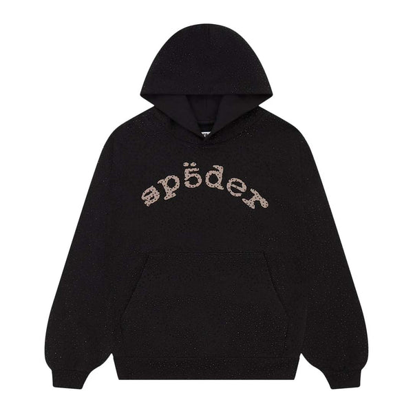 Sp5der VVS Gemstone Hoodie Black