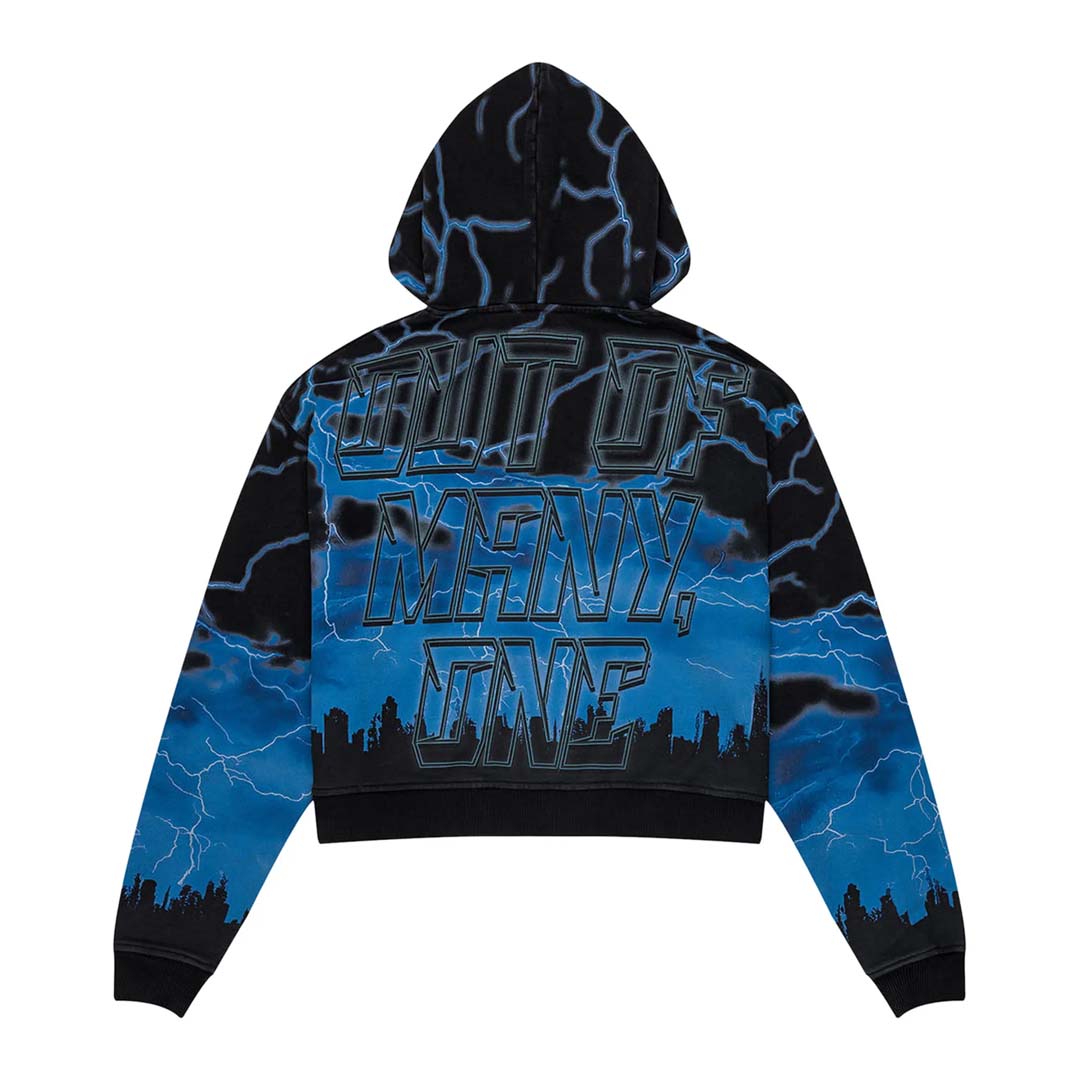 Godspeed Voltage Zip Up Hoodie Black Blue