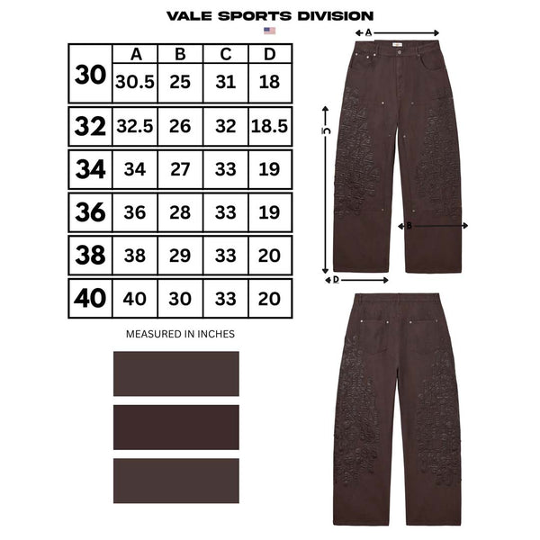 Vale Forever Charlie Denim Pants Brown