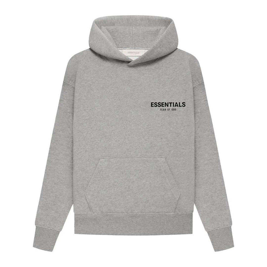 Fear of God Essentials KIDS Dark Oatmeal Hoodies