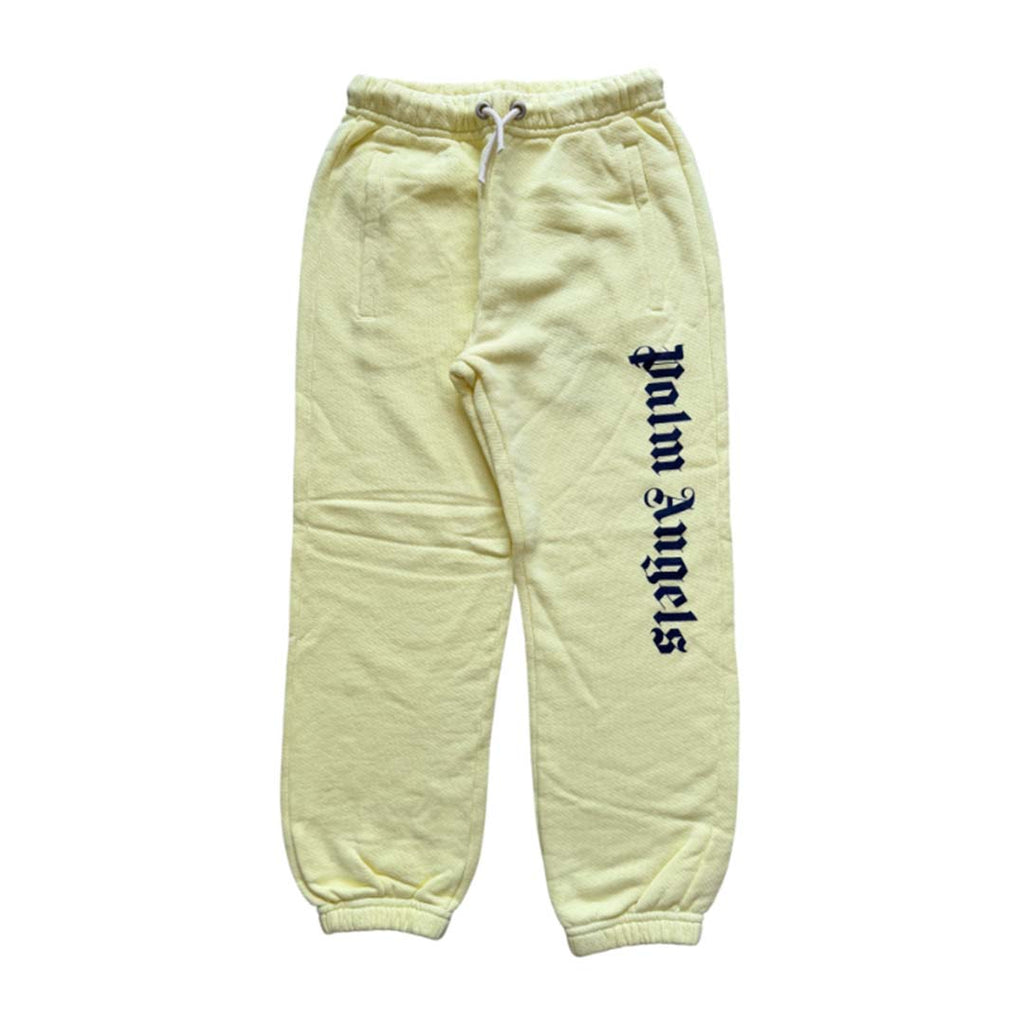 Palm Angels KIDS Classic Over Logo Jogging Yellow Navy Blue