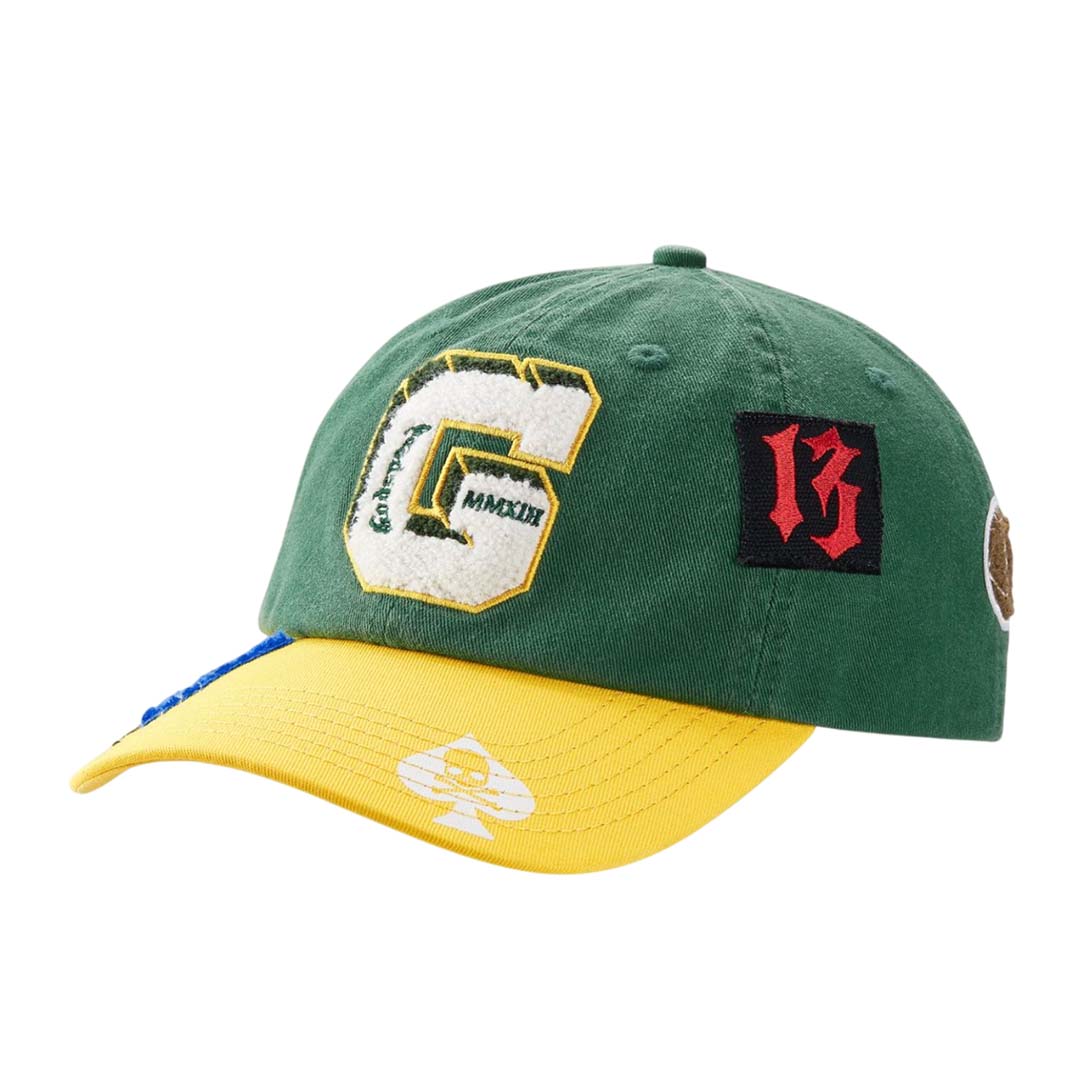 Godspeed Rugby Home Team Dad Hat Green Yellow