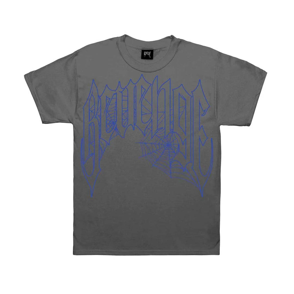 Revenge Web Cross Vintage Black Tee