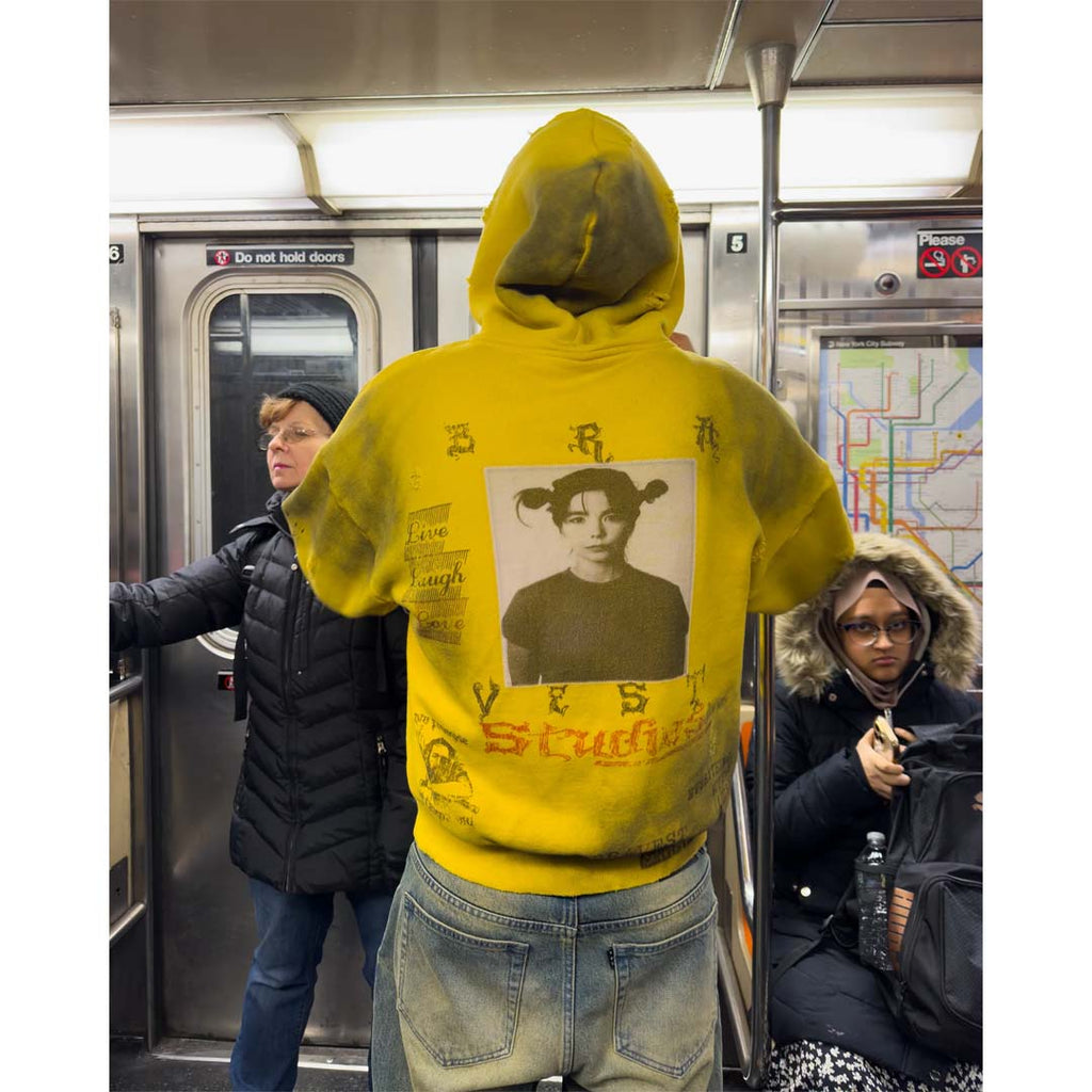 Bravest Studios Yellow Heirloom Hoodie