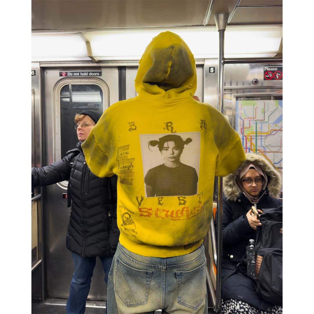 Bravest Studios Yellow Heirloom Hoodie