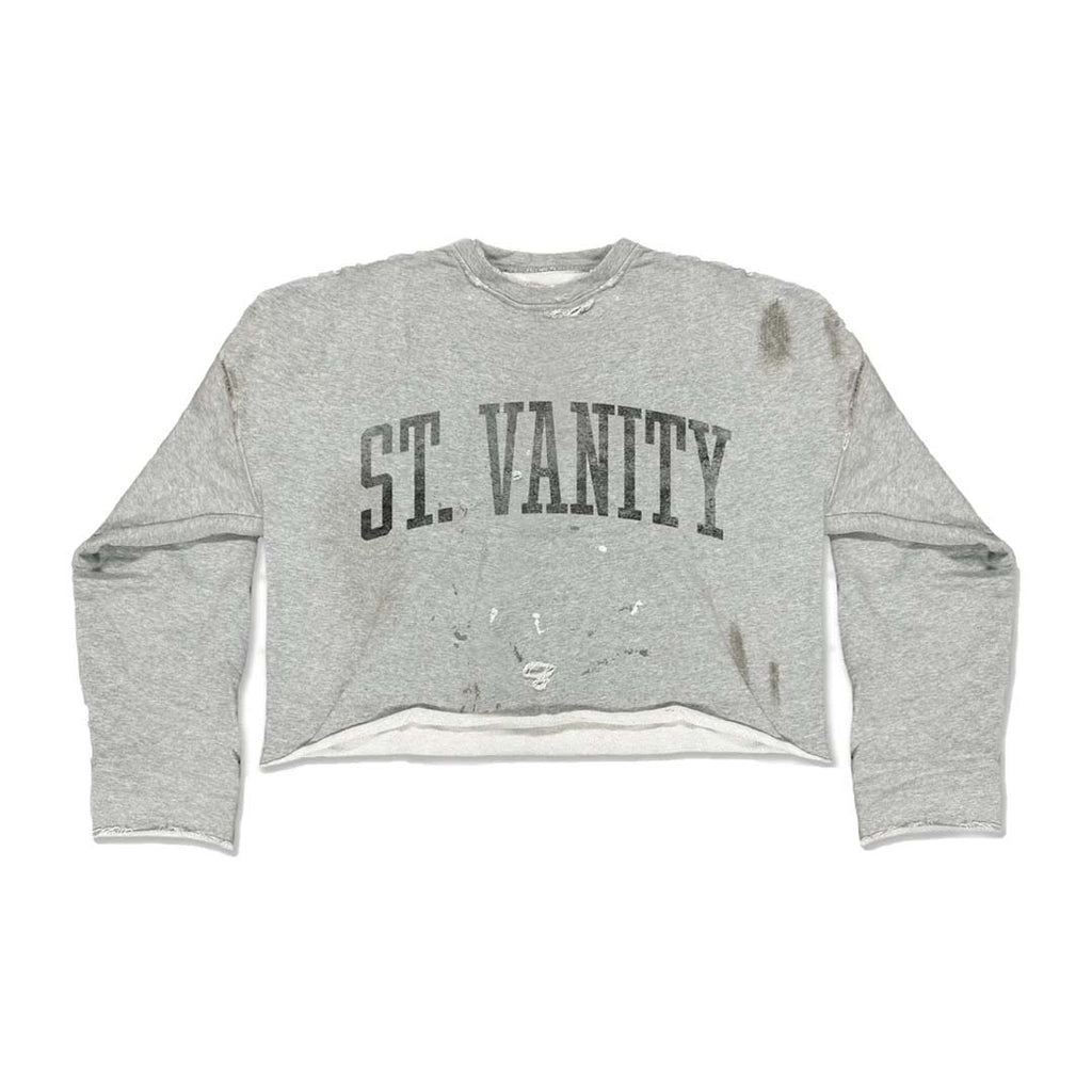 Saint Vanity Badger Grey Crewneck