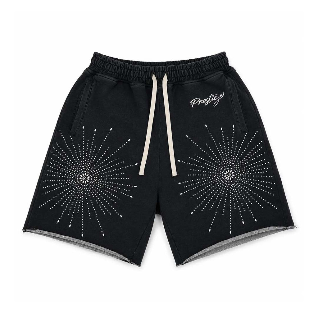 Prestige Black Star Rhinestone Shorts