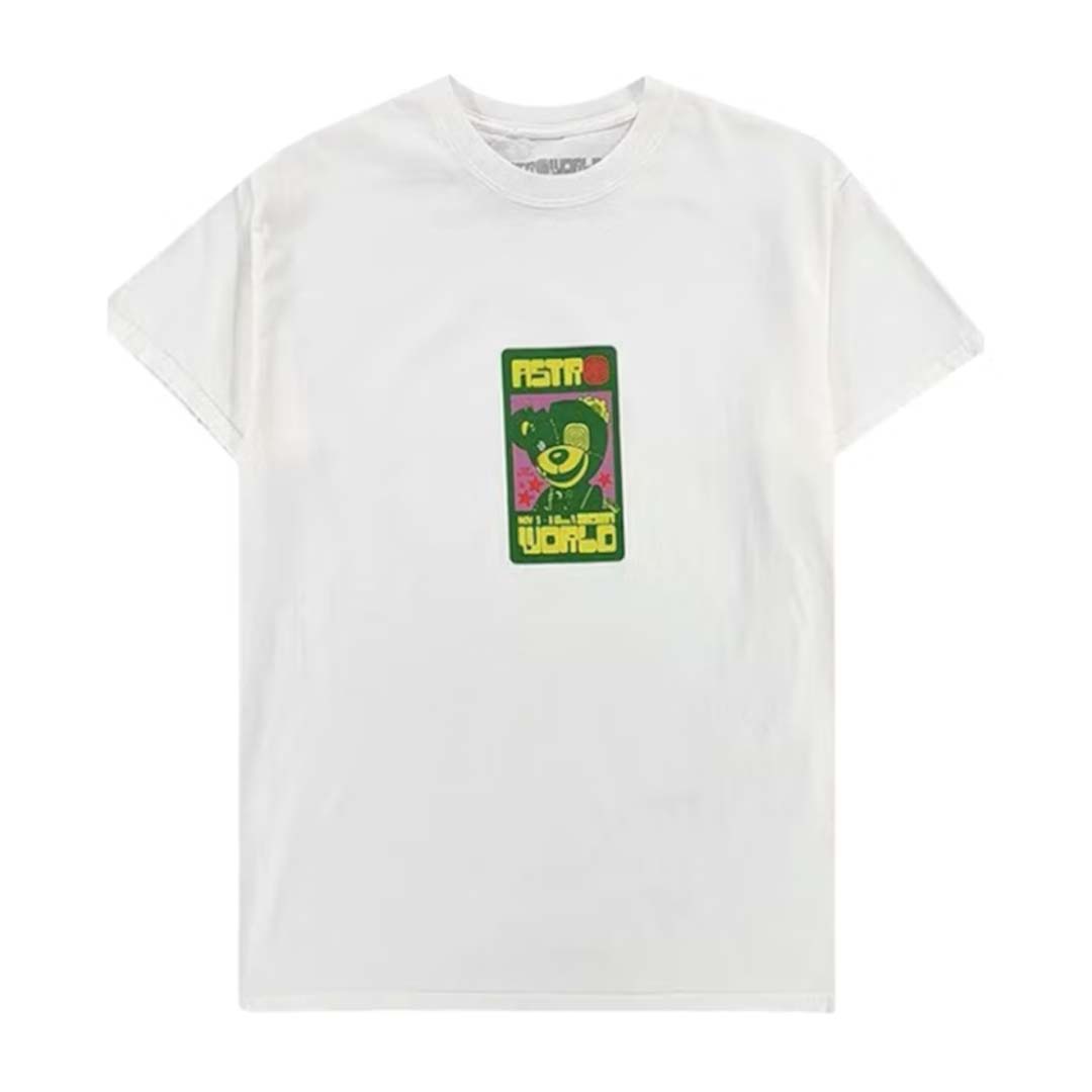 Travis Scott Scare Bear Tee White