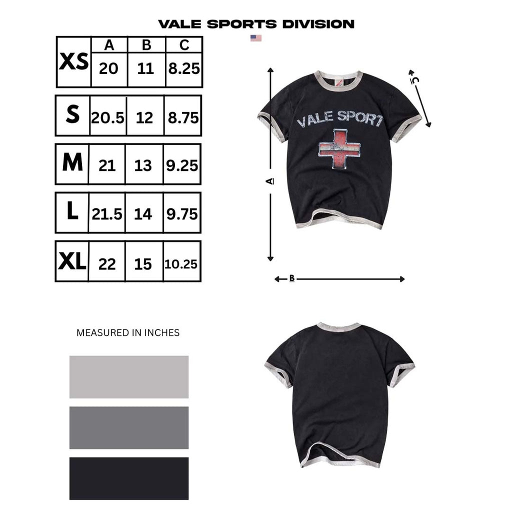 Vale Forever Emergency Tee Women's Faded Black Red