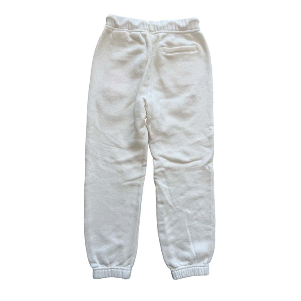 Palm Angels KIDS Bear Jogging Sweatpants Off White Brown