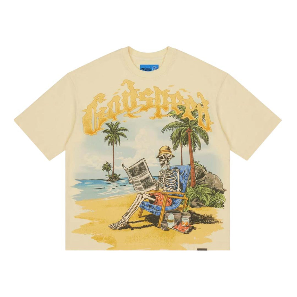 Godspeed Skeleton Beach II Bone Tee