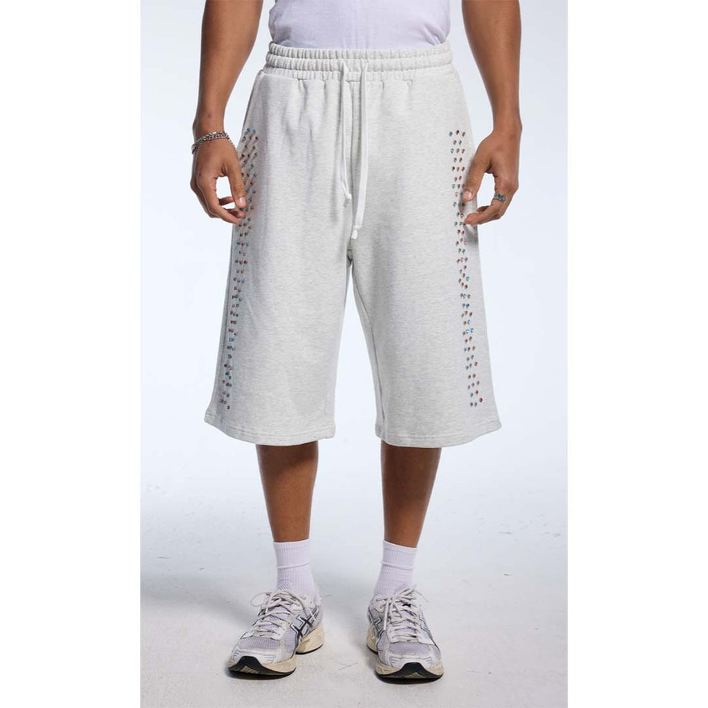 Cactus Valley Crystal Cactus Sweat Shorts Grey