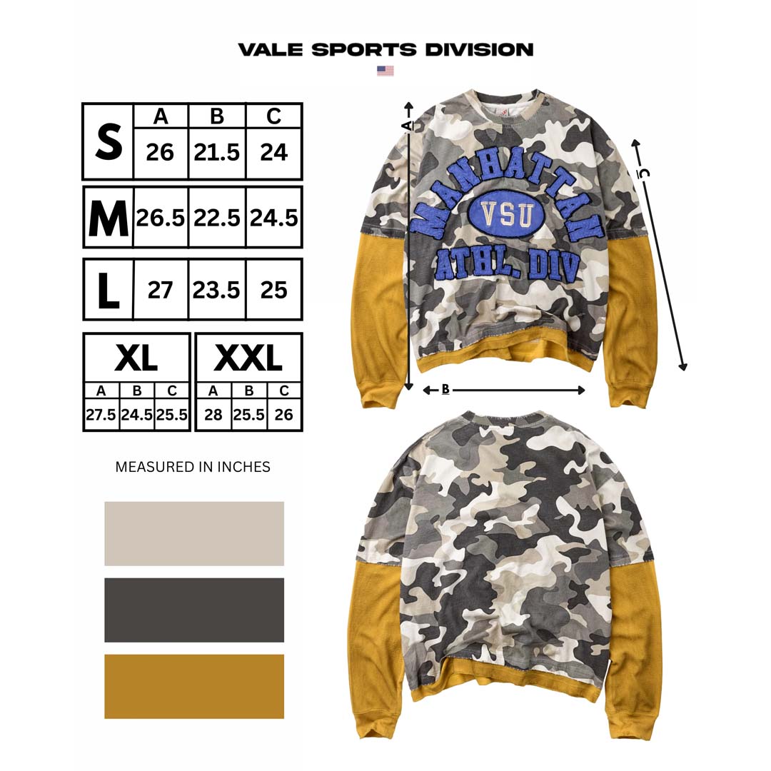 Vale Forever Manhattan VSU Long Sleeve Thermal Tee Camo