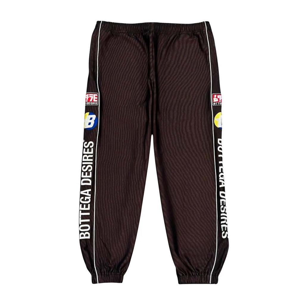 Bottega Desires Race Tracksuit Pants Black