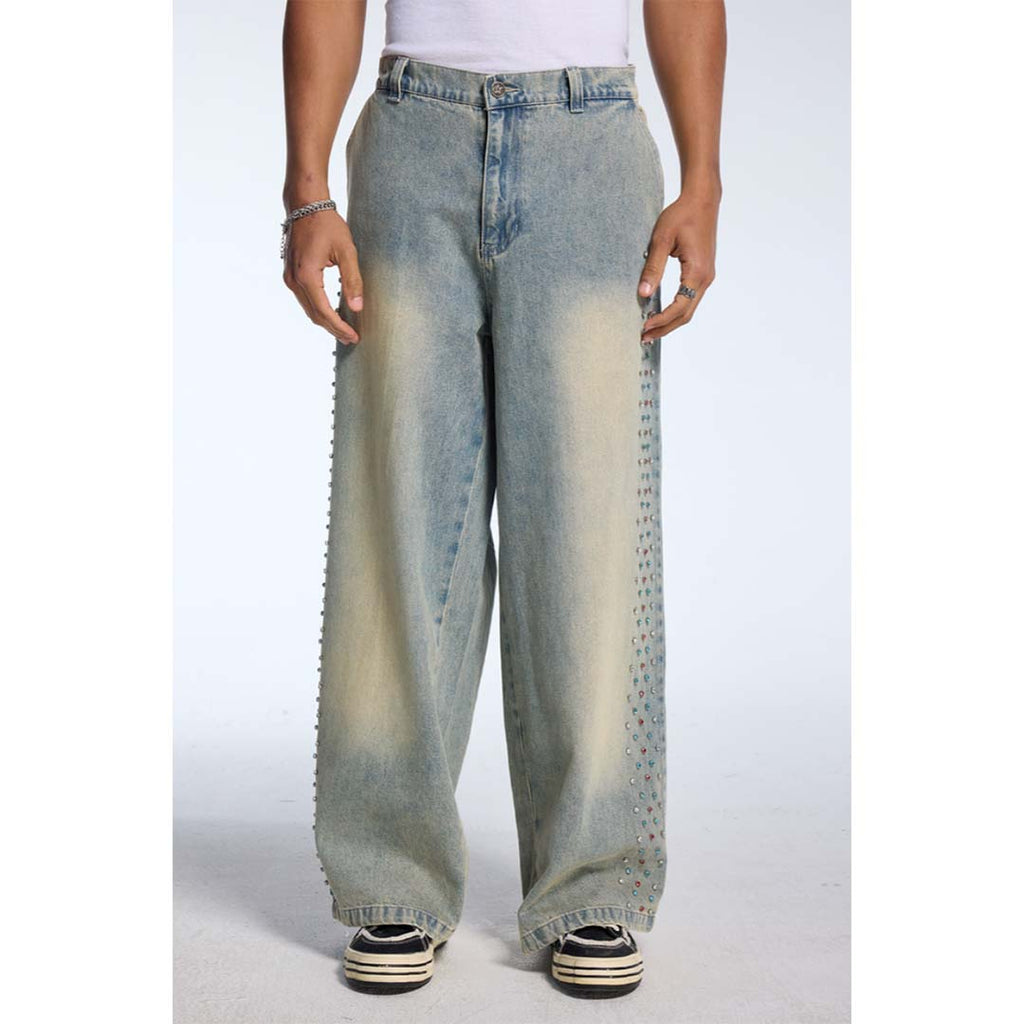 Cactus Valley Crystal Cactus Blue Denim Jeans
