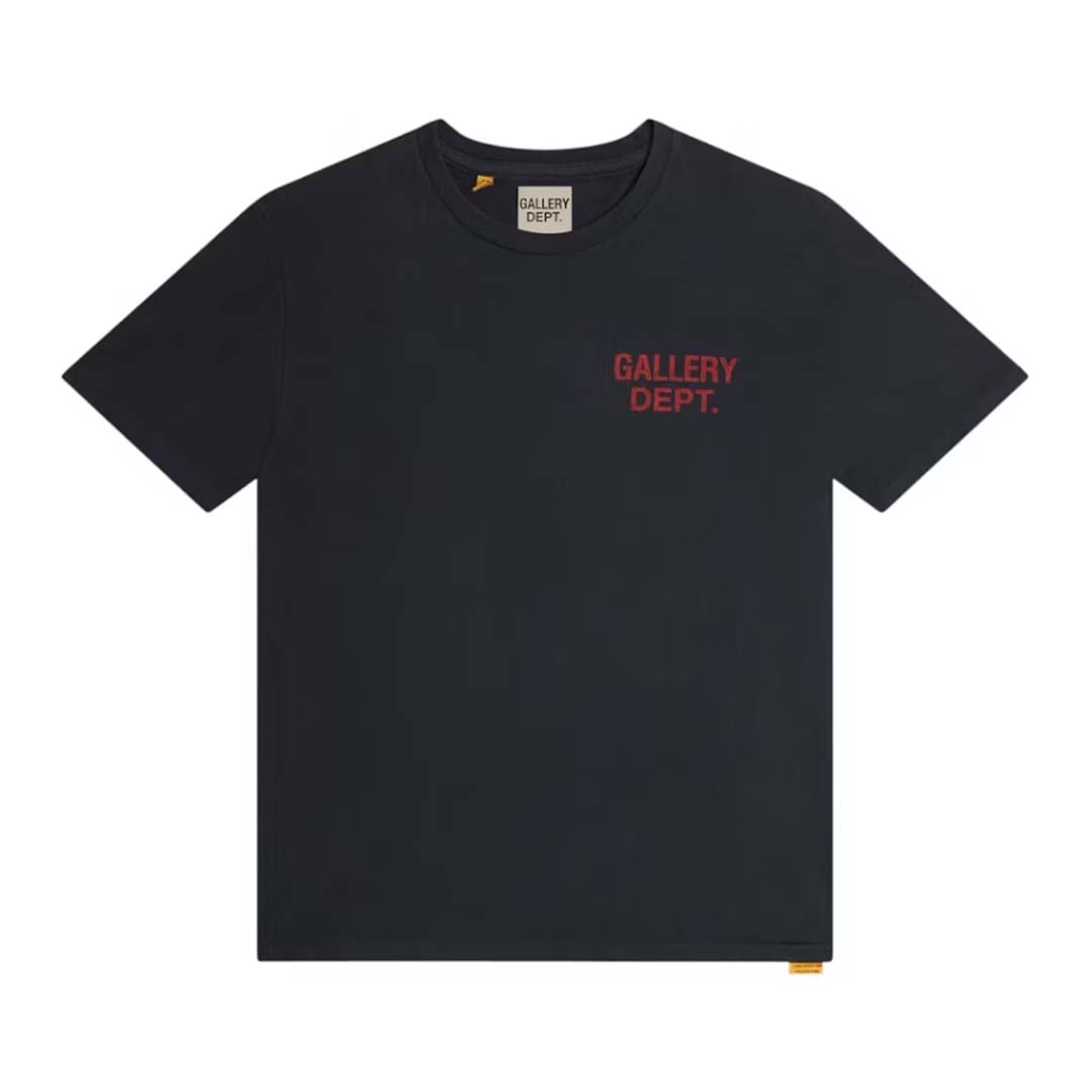 Gallery Dept. Souvenir Tee Washed Black Red