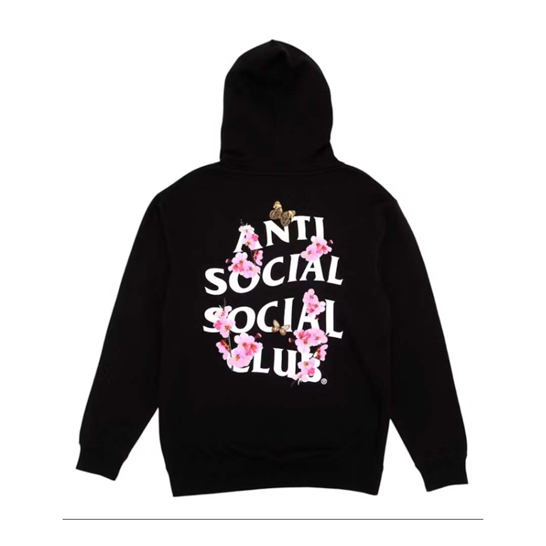 Anti Social Social Club Kkoch Hoodie Black Pink