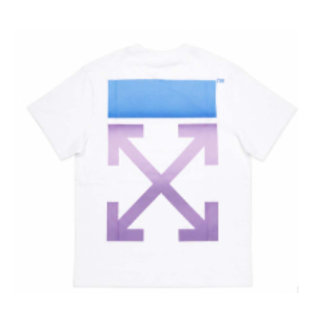 OFF-WHITE Multi Arrow White Purple Blue Tee