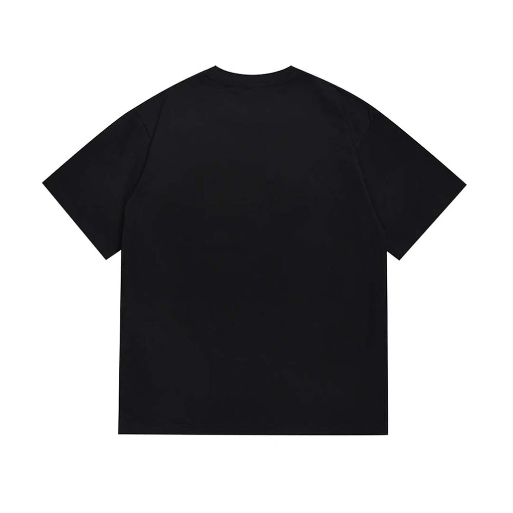 Bape Check College Tee Black Blue Pink