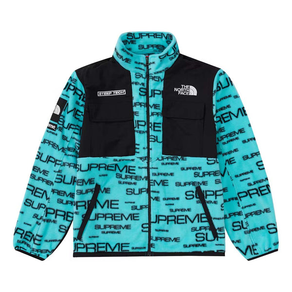 Supreme The North Face Steep Tech Fleece Jacket Teal Blue