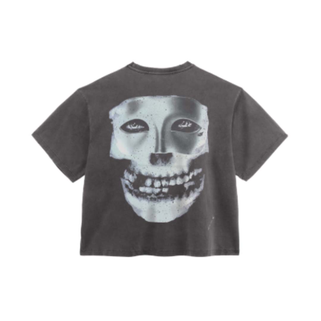 Triple Sevens Iron Face Misfits Faded Black Tee